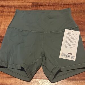 lululemon athletica Align High-Rise Shorts in Sage.  Color code GREU